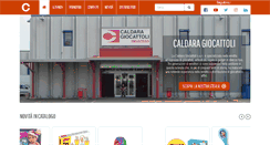 Desktop Screenshot of caldaragiocattoli.it